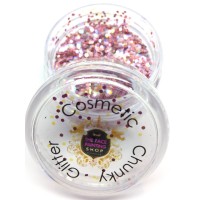 Chunky Glitter Baby Pink Iridescent Mix (Baby Pink Iridescent Mix)